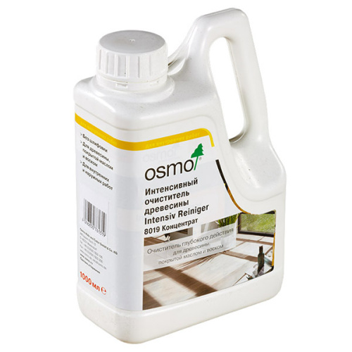 Интенсивный очиститель для древесины OSMO Intensiv-Reiniger (8019 Бесцветный, 1.0 л)